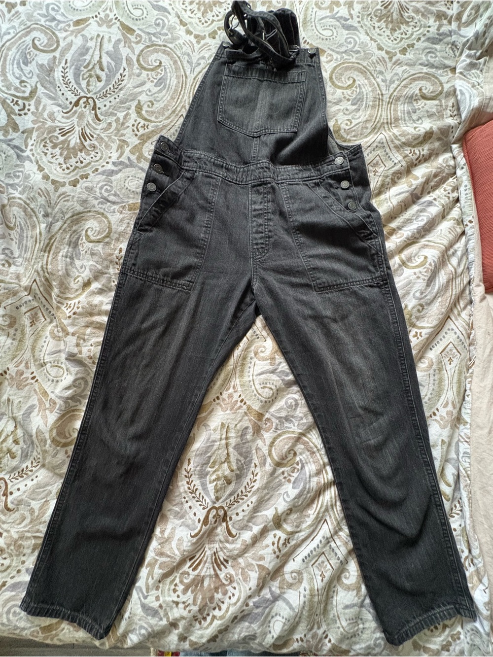 GAP Charcoal Denim Overalls